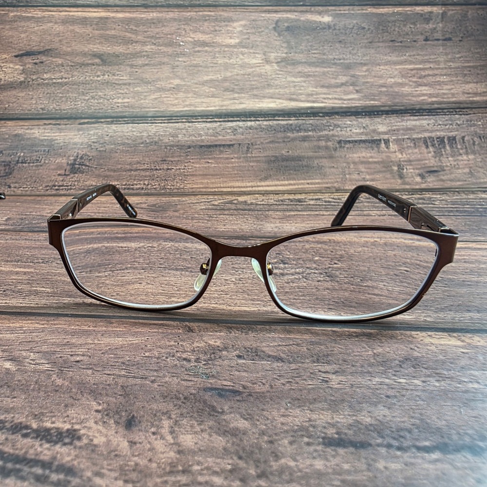 Karen Kane Wood Rose Mocha Tortoise Eyeglass Frames 53-16-135 Brown Metal Women